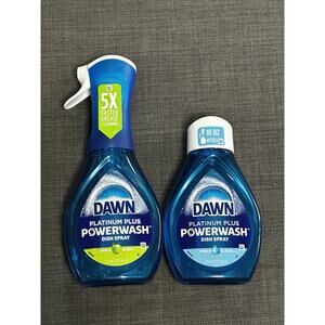 Dawn Ultra Platinum Powerwash Spray Dish Soap Apple Scent and Fresh Refill 16 oz